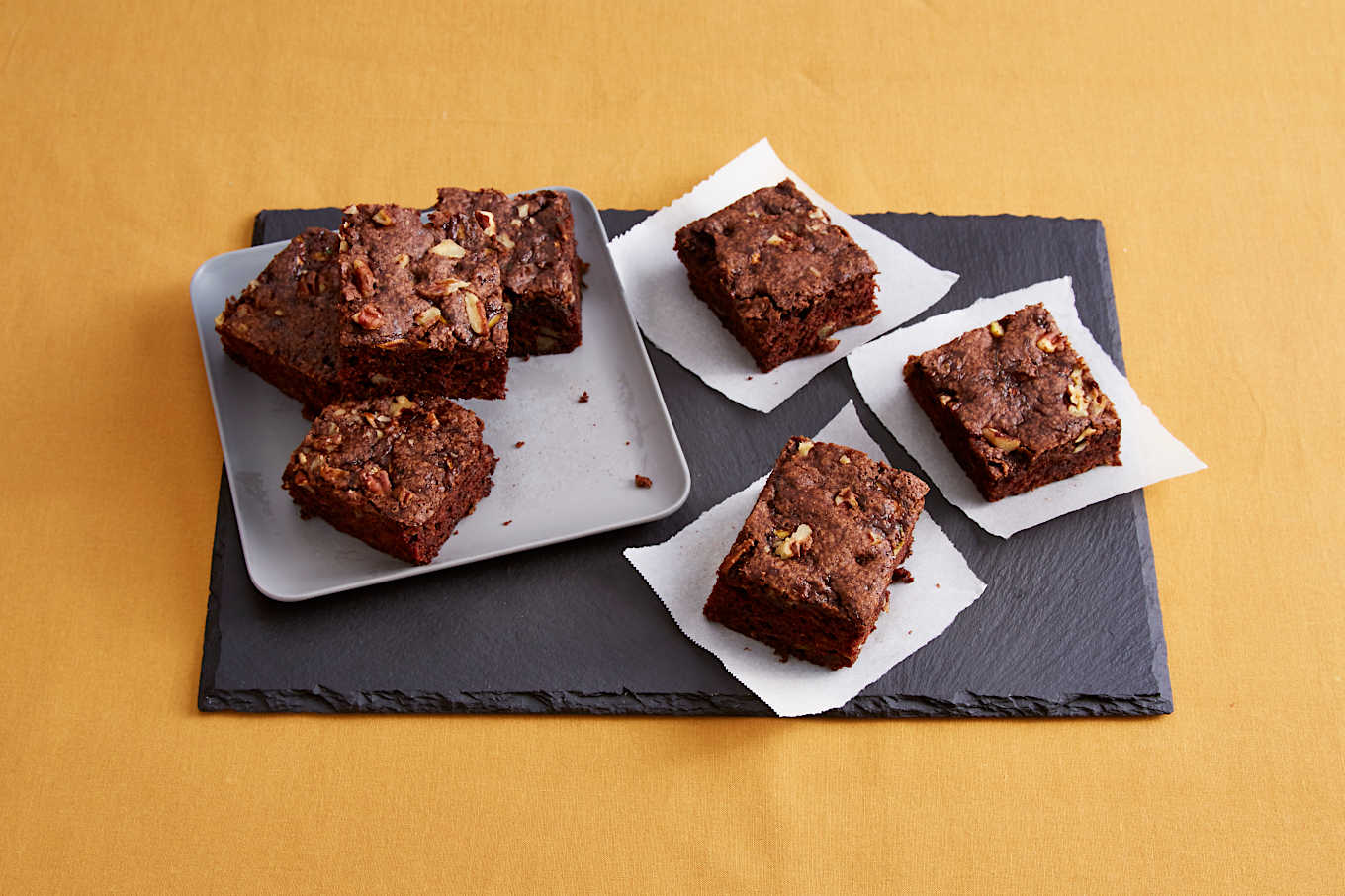 Healthy zucchini brownies